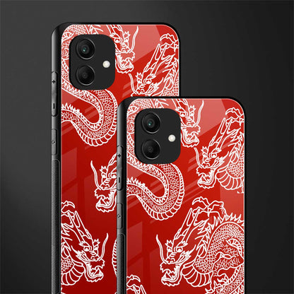 dragons red back phone cover | glass case for samsung galaxy a04