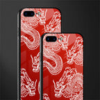 dragons red glass case for iphone 7 plus image-2