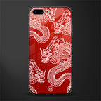 dragons red glass case for iphone 7 plus image