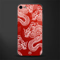 dragons red glass case for iphone 7 image