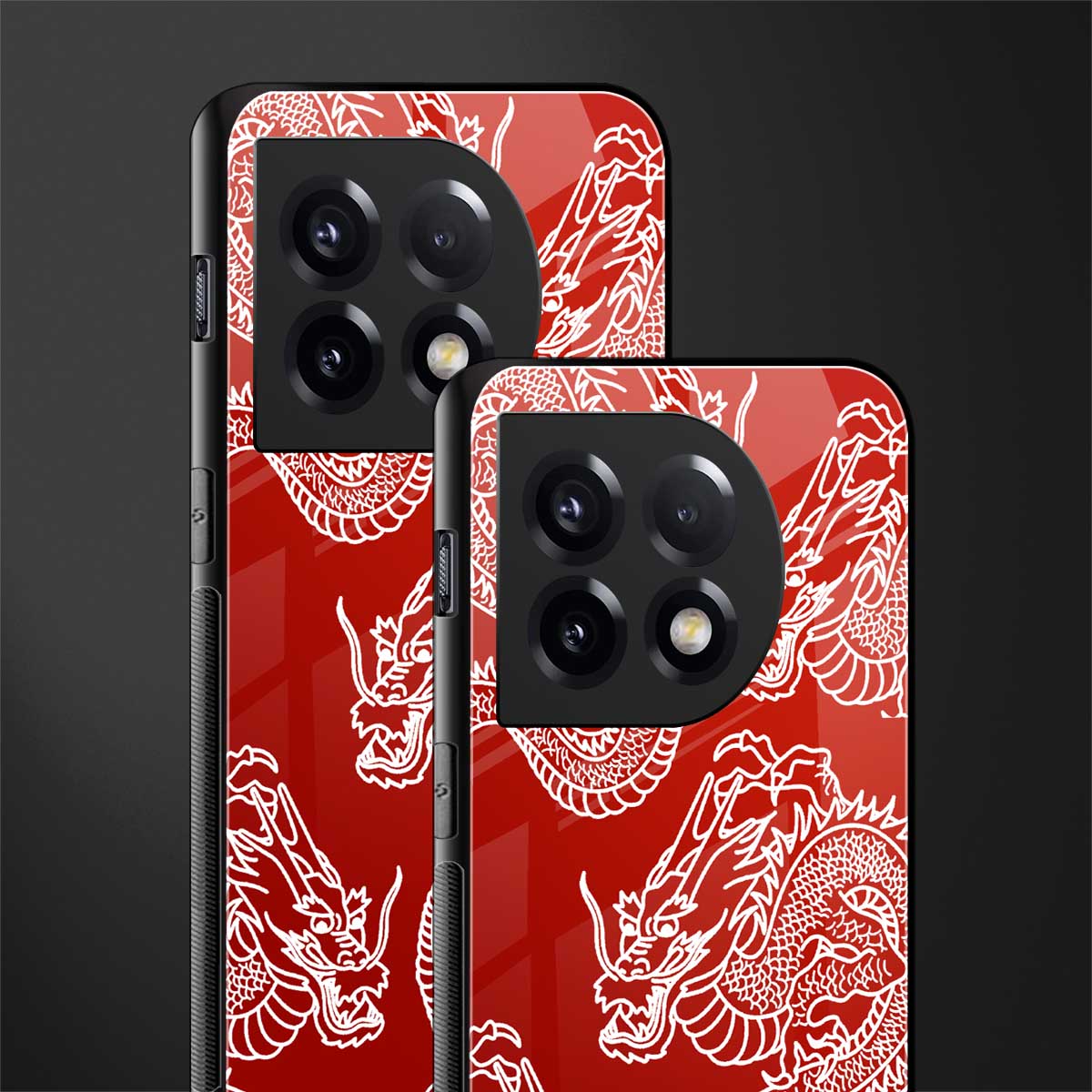 dragons red back phone cover | glass case for oneplus 11