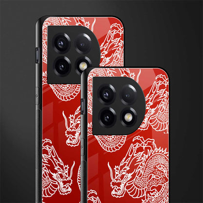 dragons red back phone cover | glass case for oneplus 11