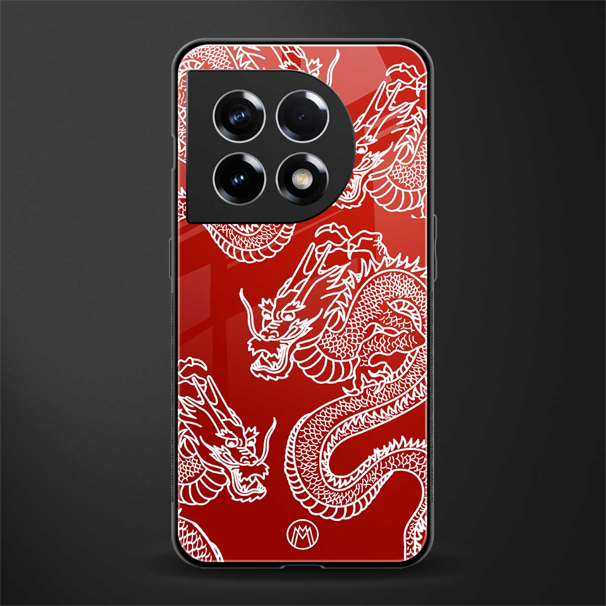 dragons red back phone cover | glass case for oneplus 11