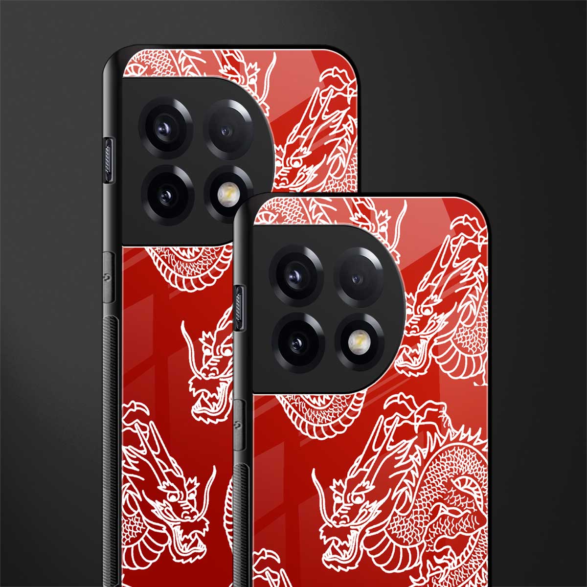 dragons red back phone cover | glass case for oneplus 11r