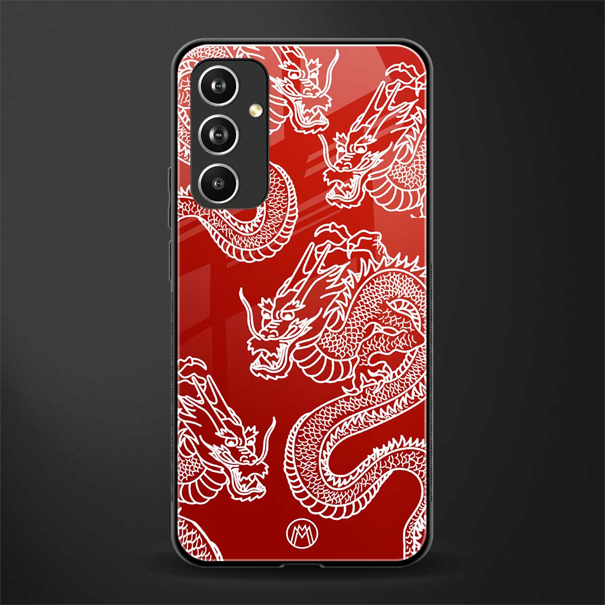 dragons red back phone cover | glass case for samsung galaxy a54 5g