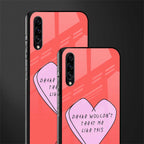 drake wouldn't treat me like this glass case for samsung galaxy a50s image-2