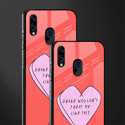 drake wouldn't treat me like this glass case for samsung galaxy a20 image-2