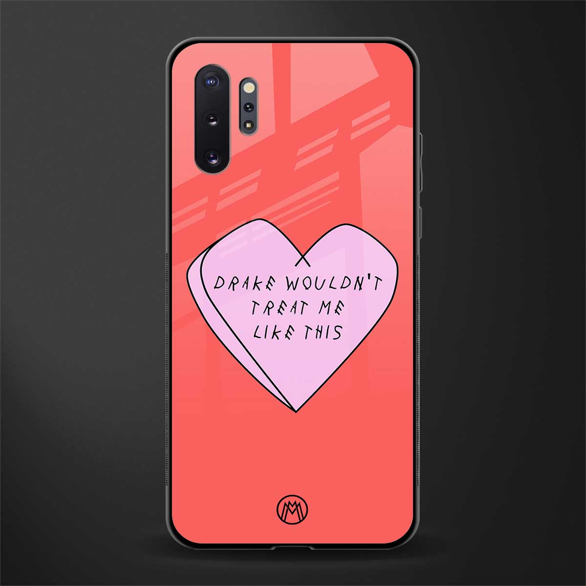 drake wouldn't treat me like this glass case for samsung galaxy note 10 plus image