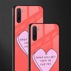 drake wouldn't treat me like this glass case for samsung galaxy note 10 image-2