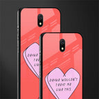 drake wouldn't treat me like this glass case for redmi 8a image-2