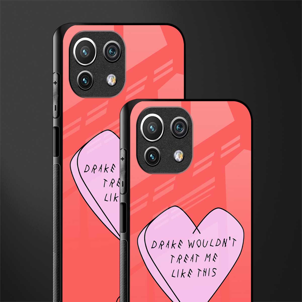 drake wouldn't treat me like this glass case for mi 11 lite image-2