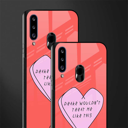 drake wouldn't treat me like this glass case for samsung galaxy a20s image-2
