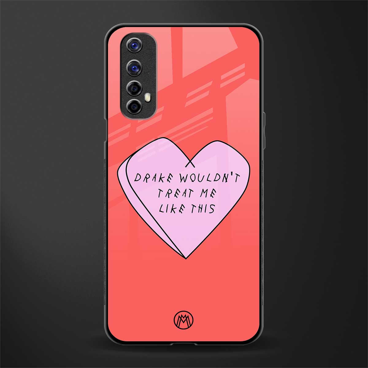 drake wouldn't treat me like this glass case for realme 7 image