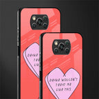 drake wouldn't treat me like this glass case for poco x3 image-2