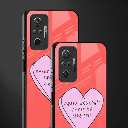 drake wouldn't treat me like this glass case for redmi note 10 pro max image-2