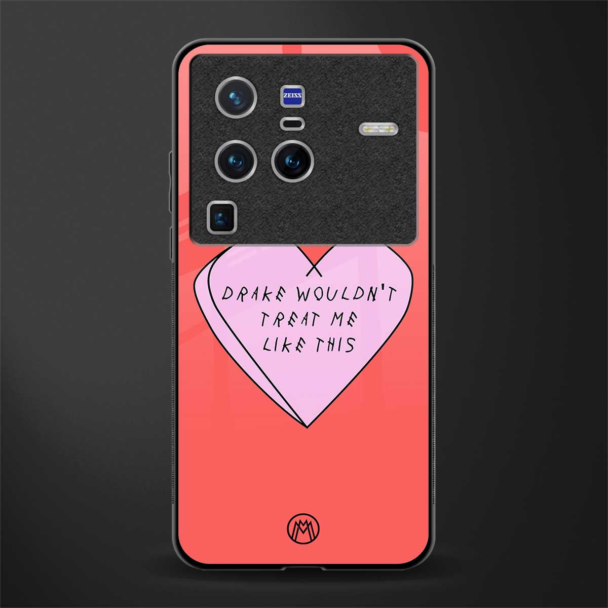 drake wouldn't treat me like this glass case for vivo x80 pro 5g image