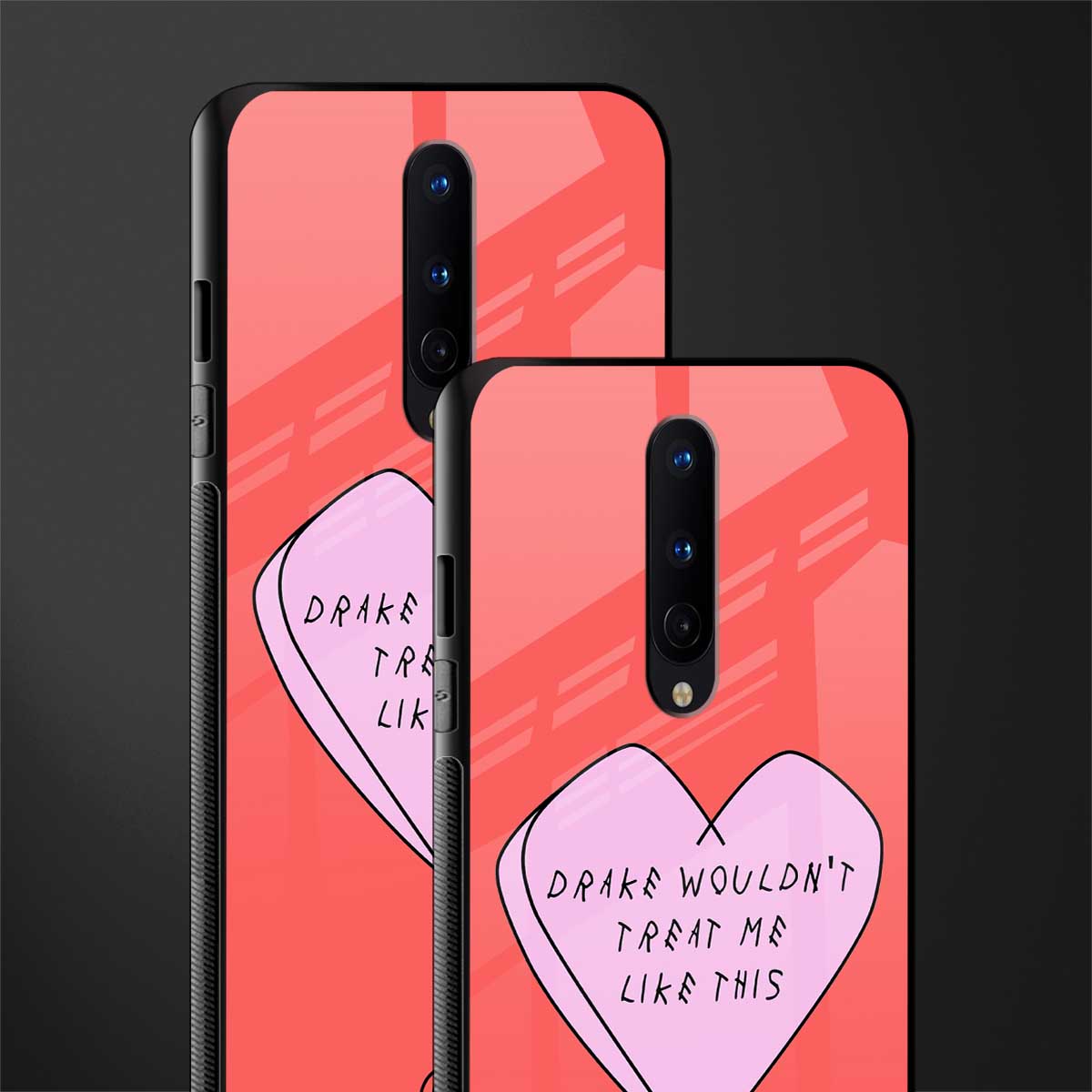 drake wouldn't treat me like this glass case for oneplus 8 image-2