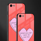 drake wouldn't treat me like this glass case for iphone 8 image-2