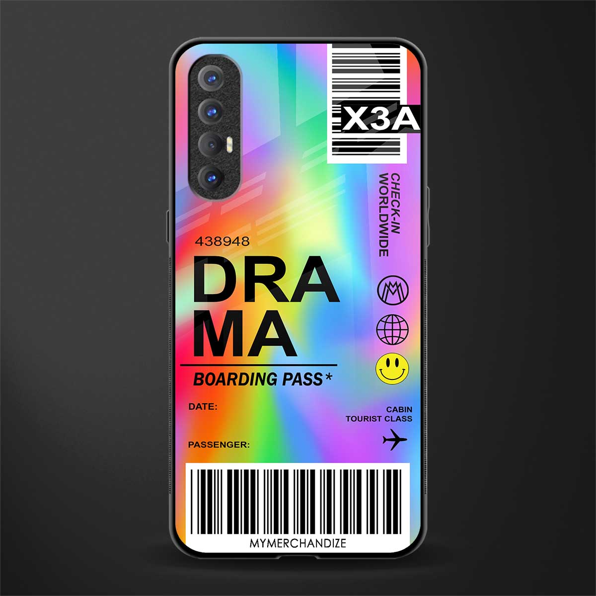 drama glass case for oppo reno 3 pro image