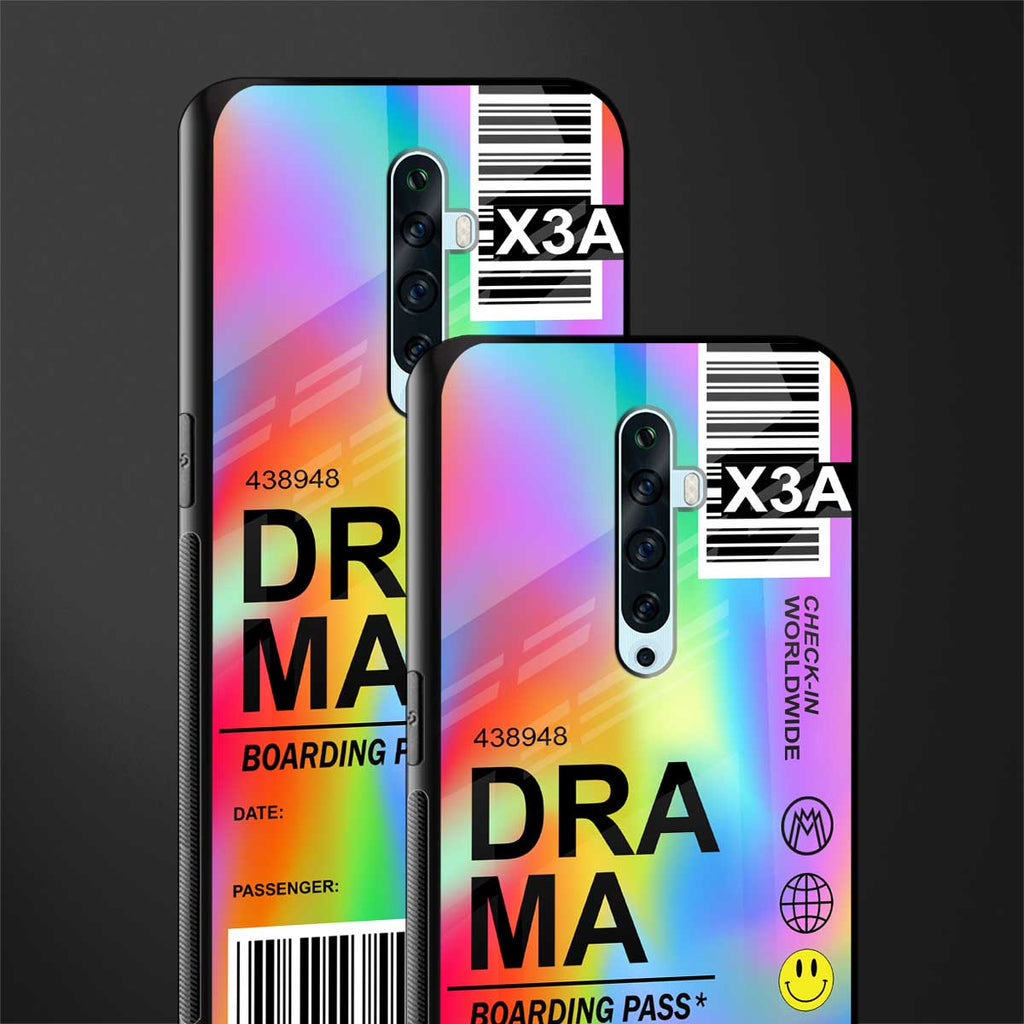 drama glass case for oppo reno 2z image-2