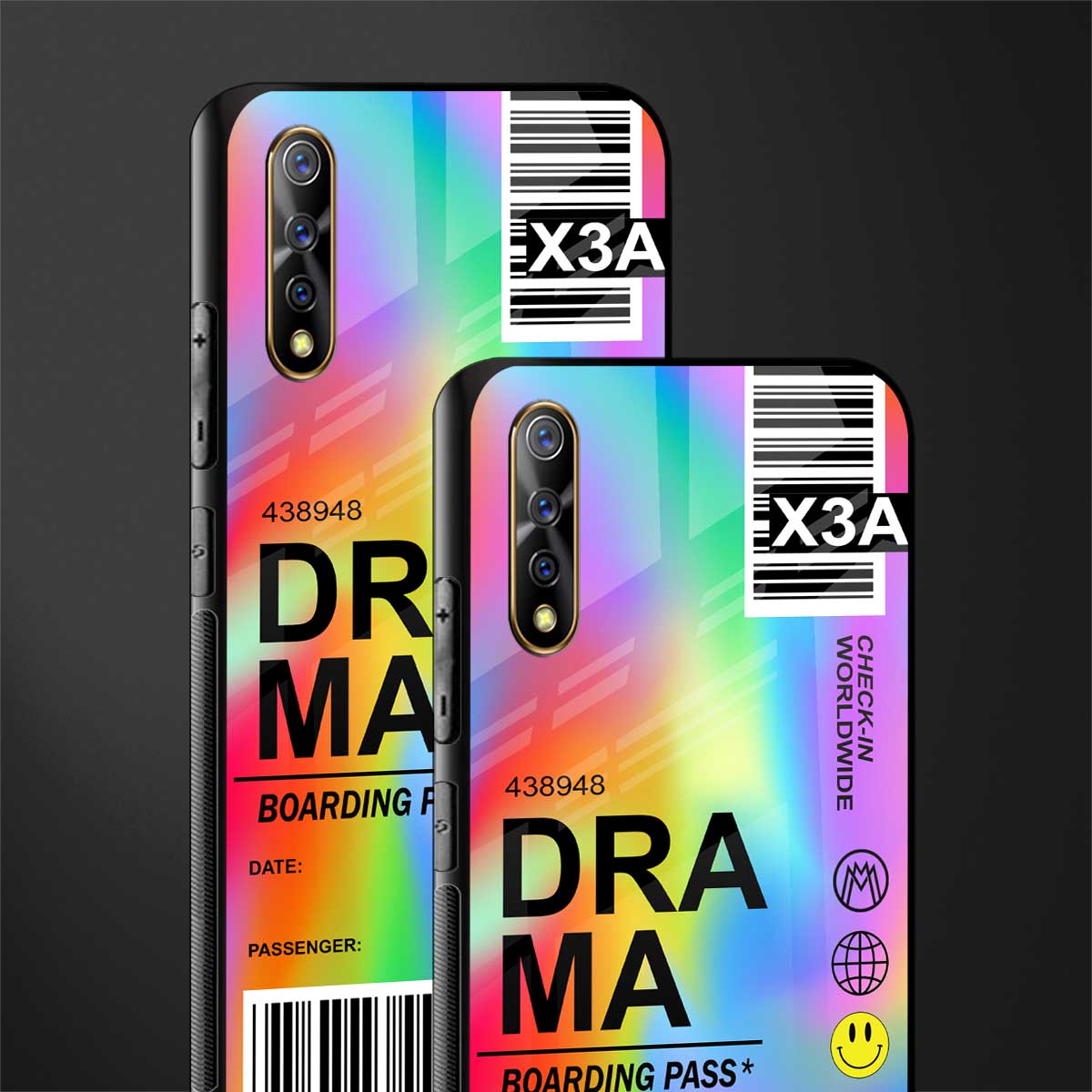 drama glass case for vivo z1x image-2