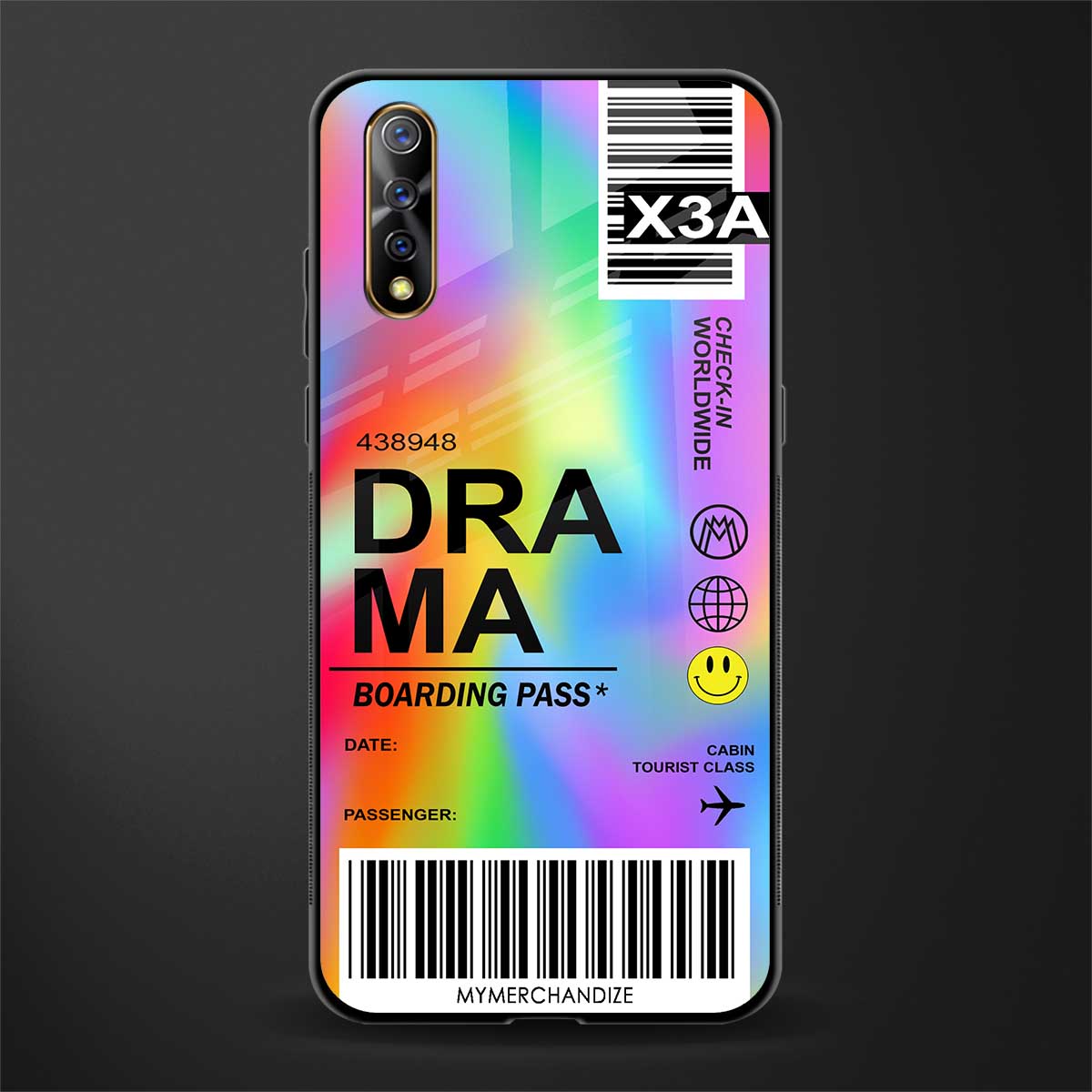 drama glass case for vivo z1x image