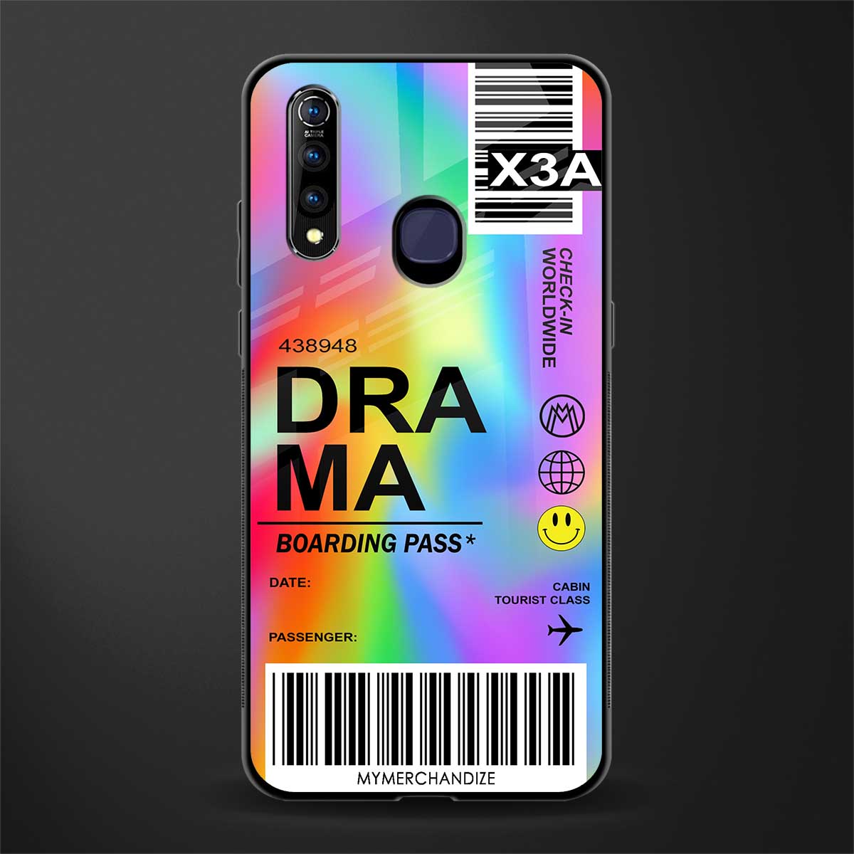 drama glass case for vivo z1 pro image