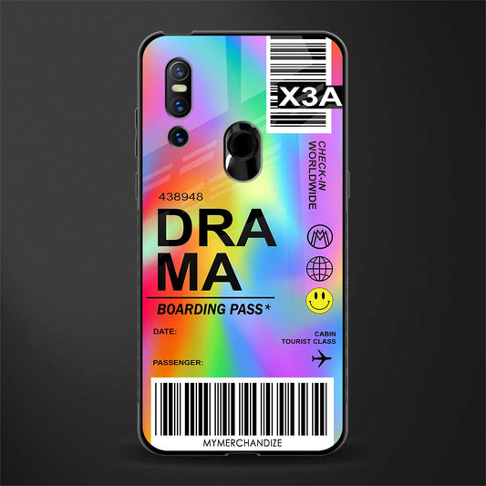 drama glass case for vivo v15 image