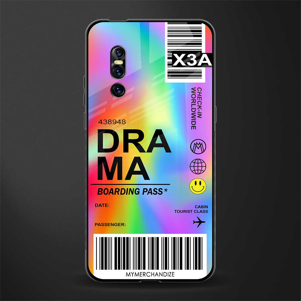 drama glass case for vivo v15 pro image