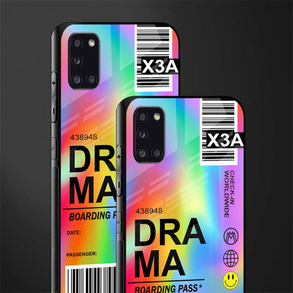 drama glass case for samsung galaxy a31 image-2