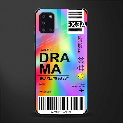 drama glass case for samsung galaxy a31 image