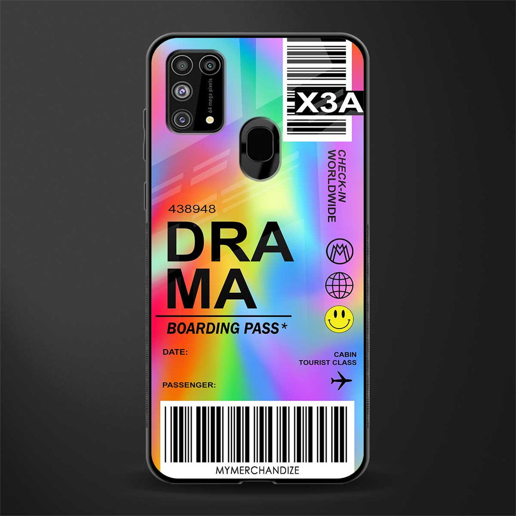 drama glass case for samsung galaxy m31 image