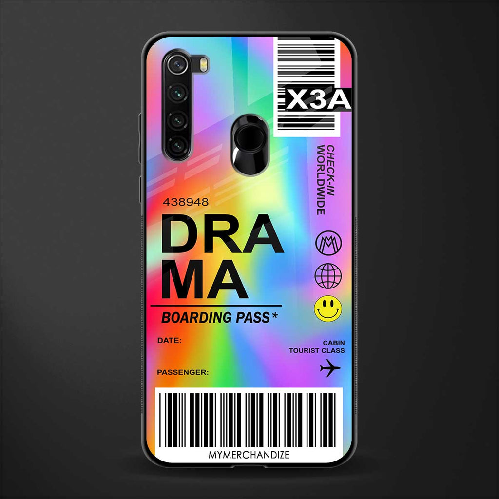 drama glass case for redmi note 8 image