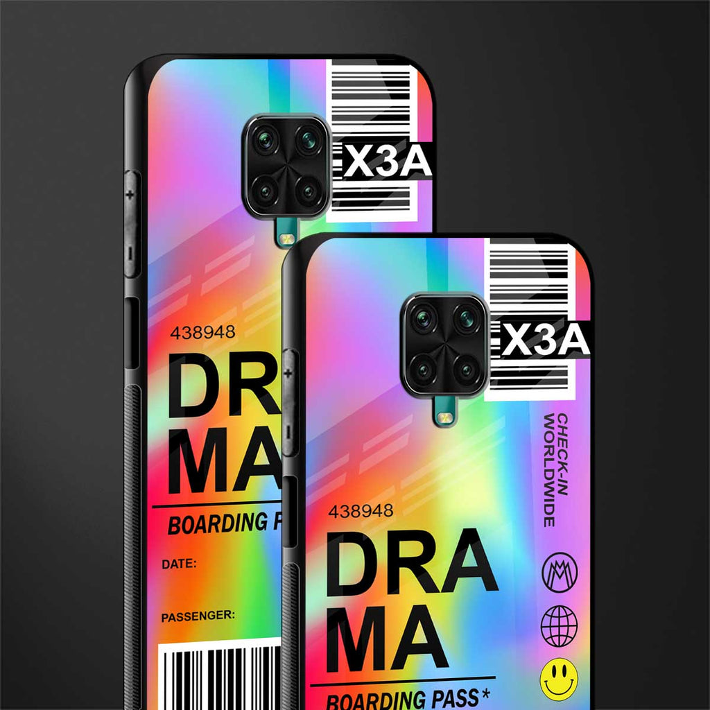 drama glass case for redmi note 9 pro max image-2