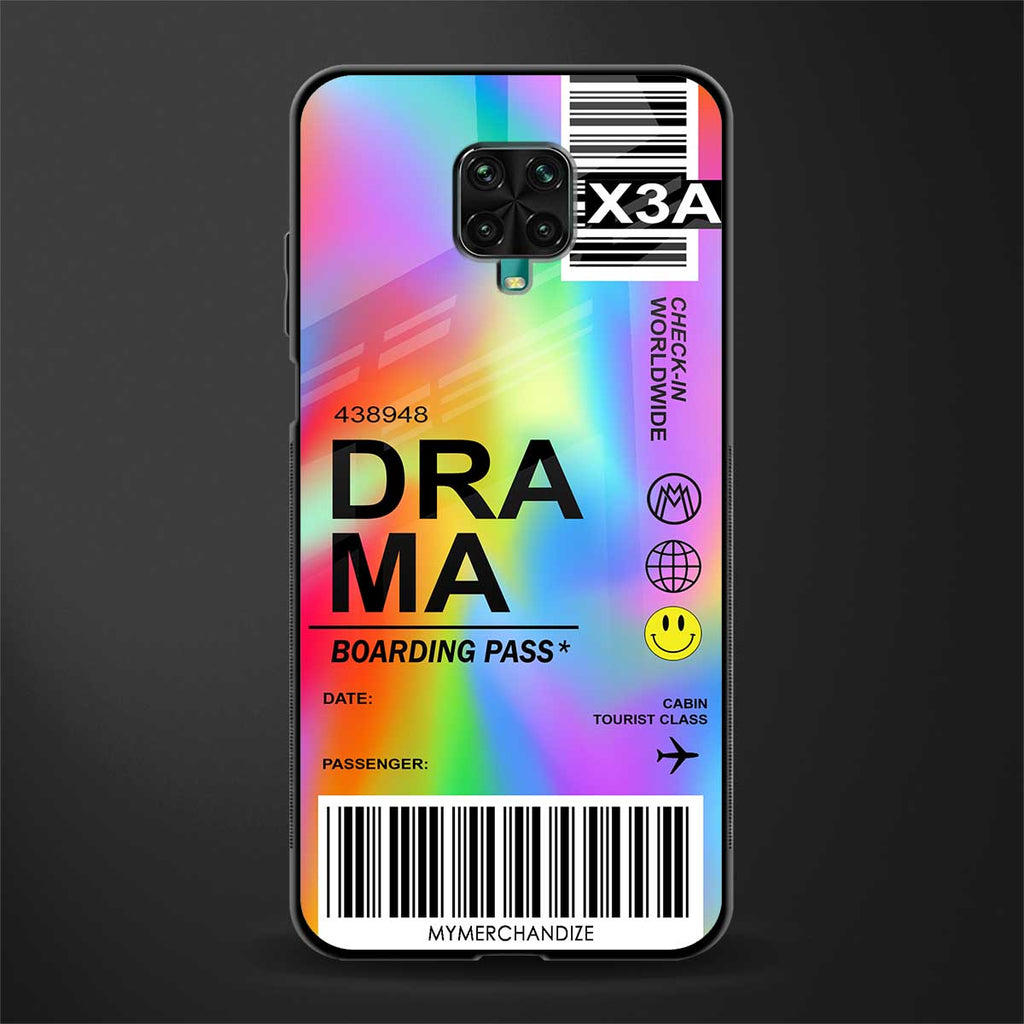 drama glass case for redmi note 9 pro max image