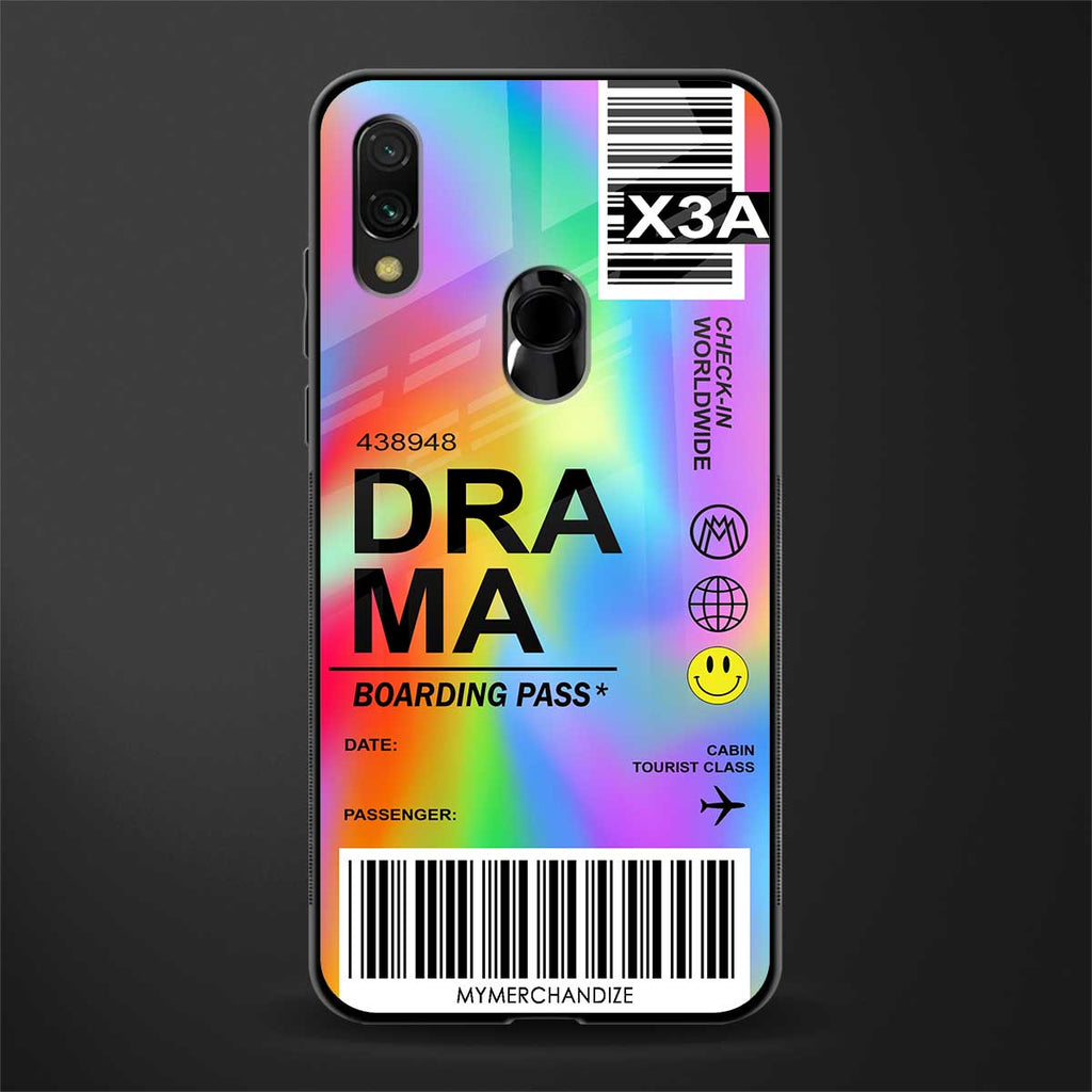 drama glass case for redmi note 7 pro image