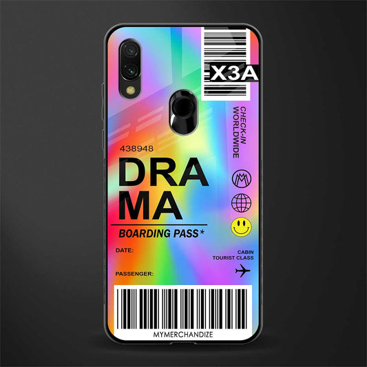 drama glass case for redmi note 7s image