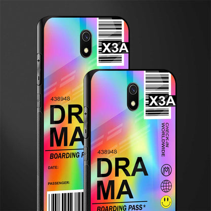 drama glass case for redmi 8a image-2