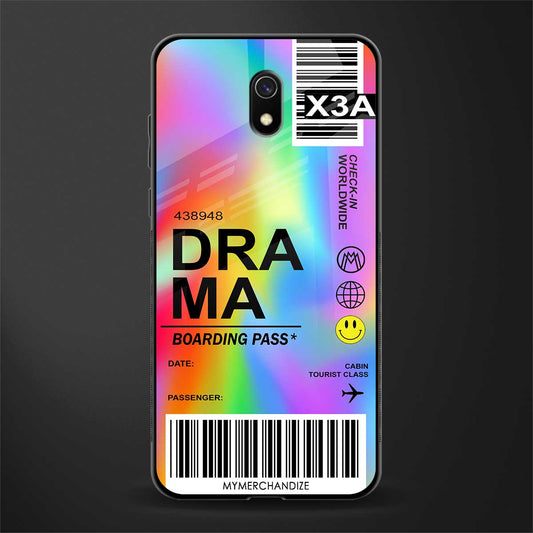 drama glass case for redmi 8a image