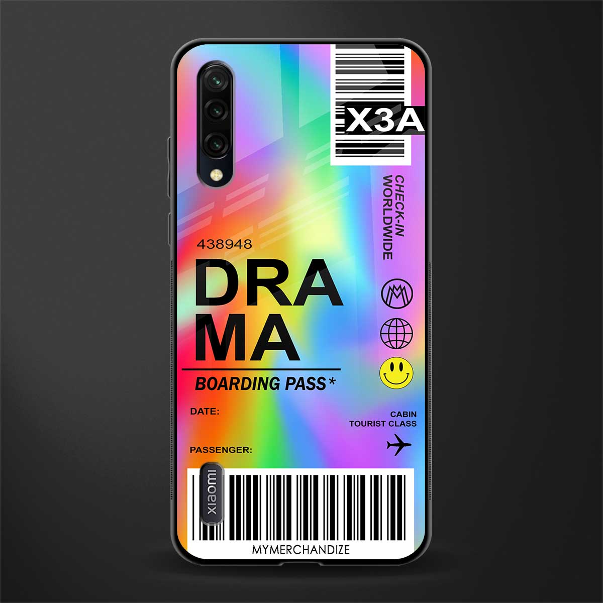 drama glass case for mi a3 redmi a3 image