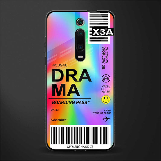 drama glass case for redmi k20 image