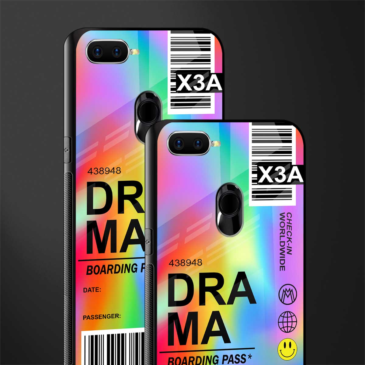drama glass case for oppo a7 image-2