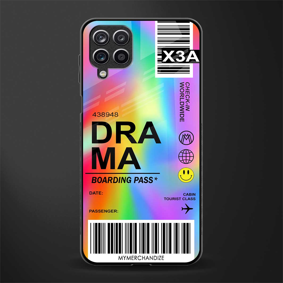 drama back phone cover | glass case for samsung galaxy a22 4g