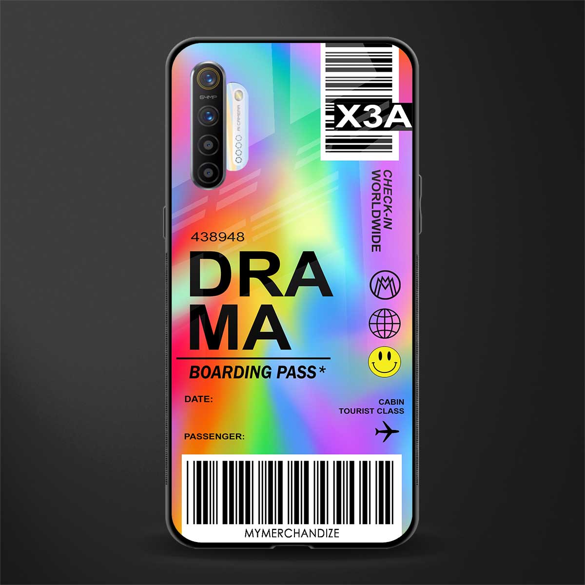 drama glass case for realme xt image