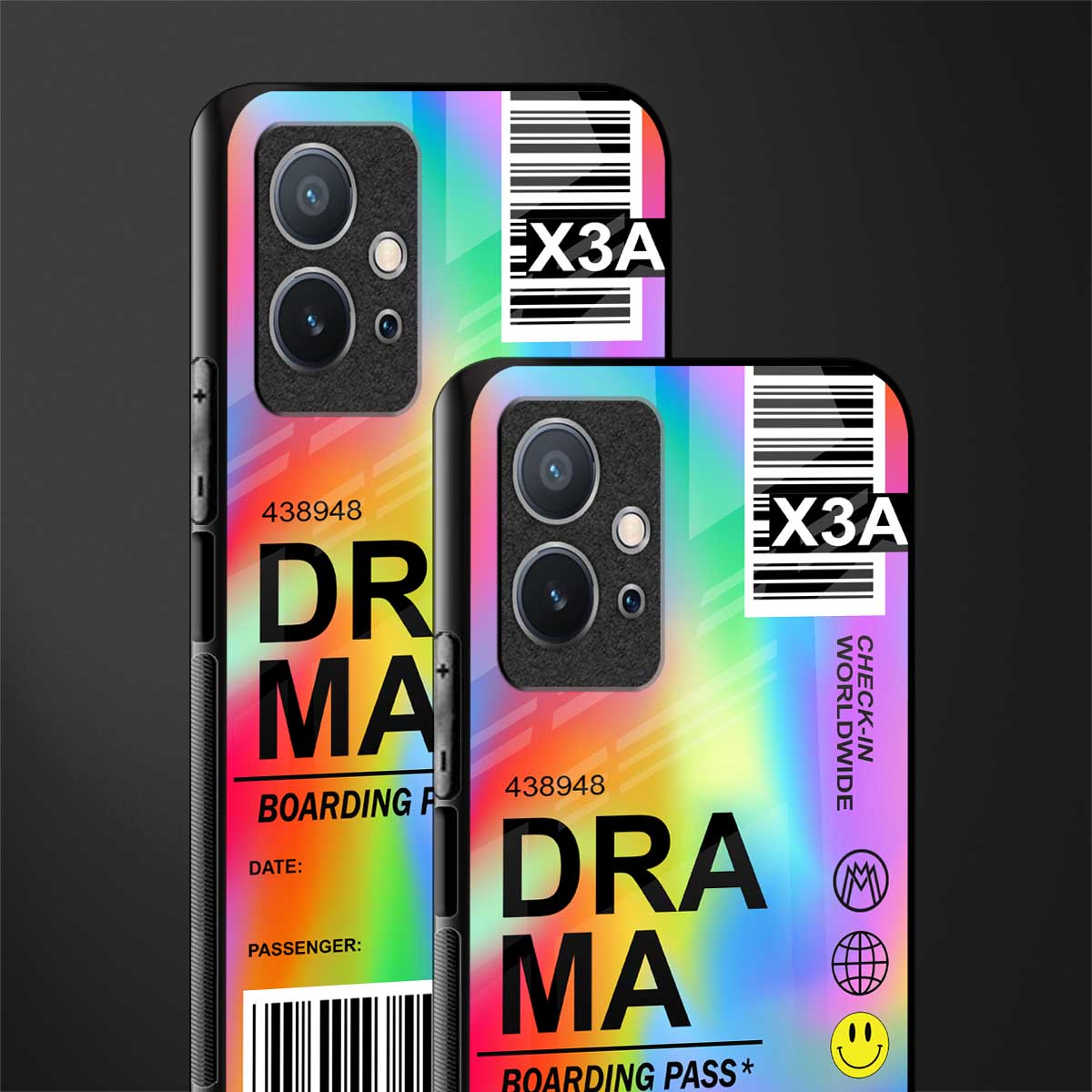 drama glass case for vivo y75 5g image-2