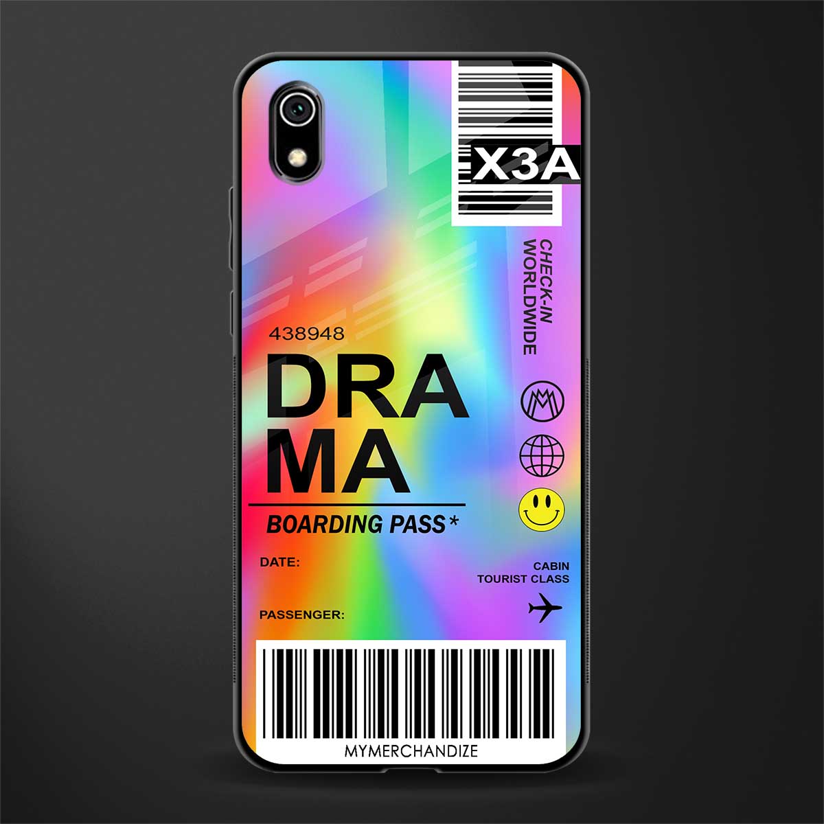 drama glass case for redmi 7a image