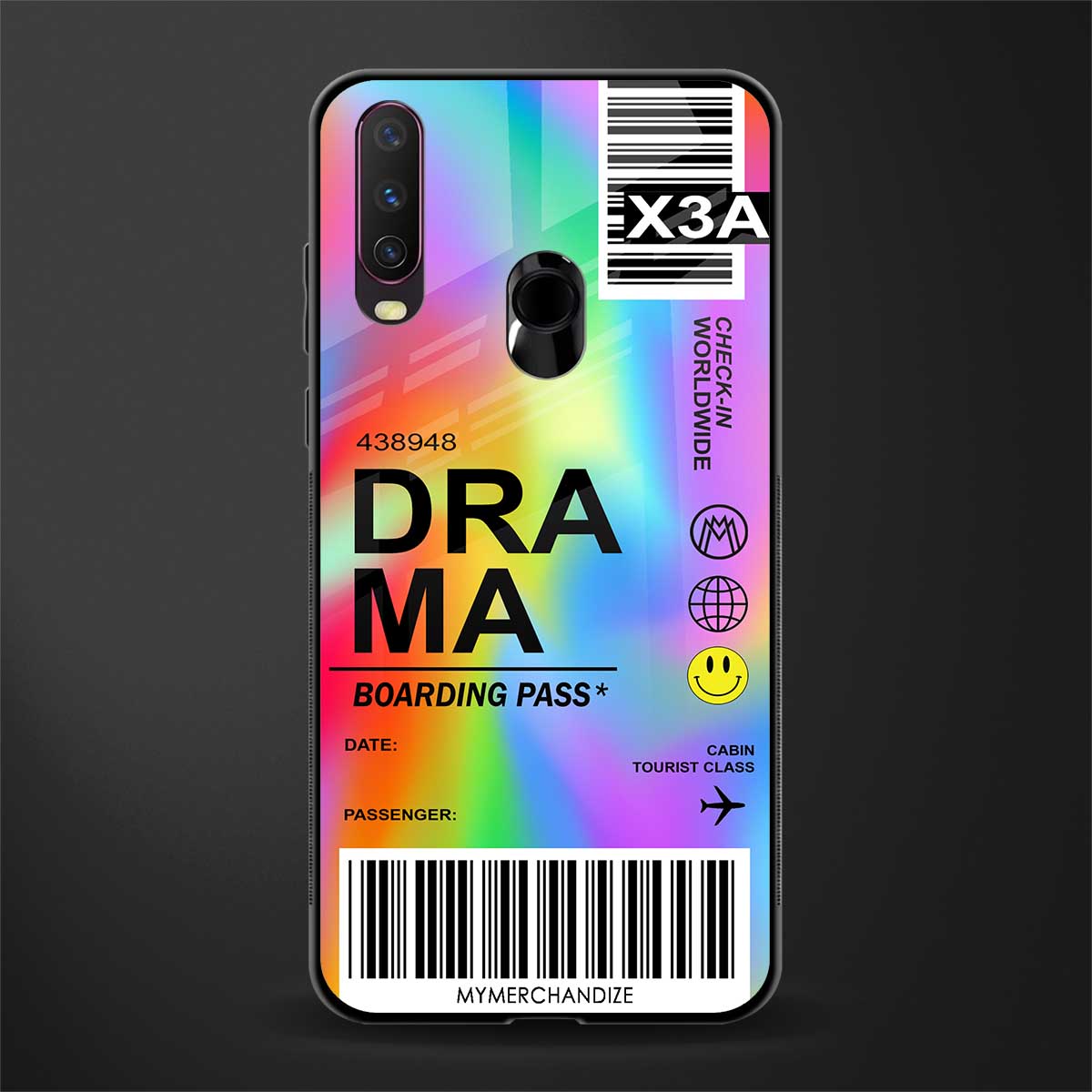 drama glass case for vivo y15 image