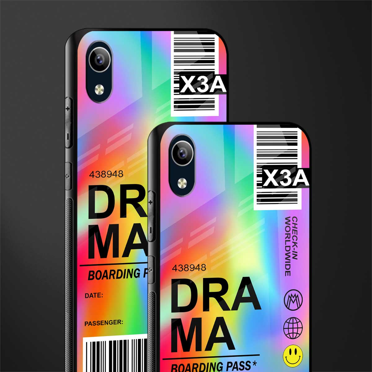 drama glass case for vivo y90 image-2