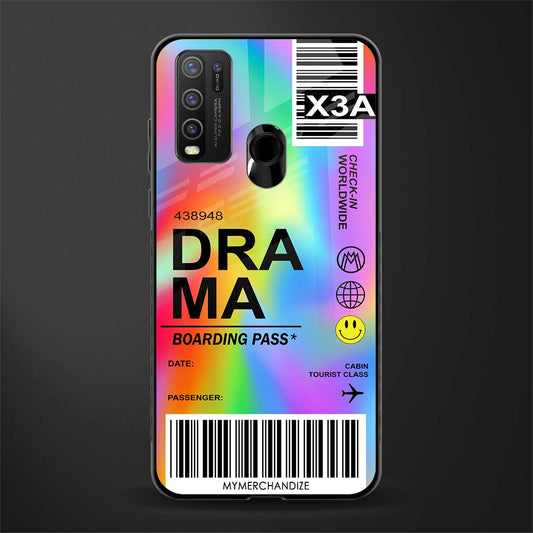 drama glass case for vivo y30 image