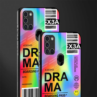 drama glass case for samsung galaxy a21s image-2